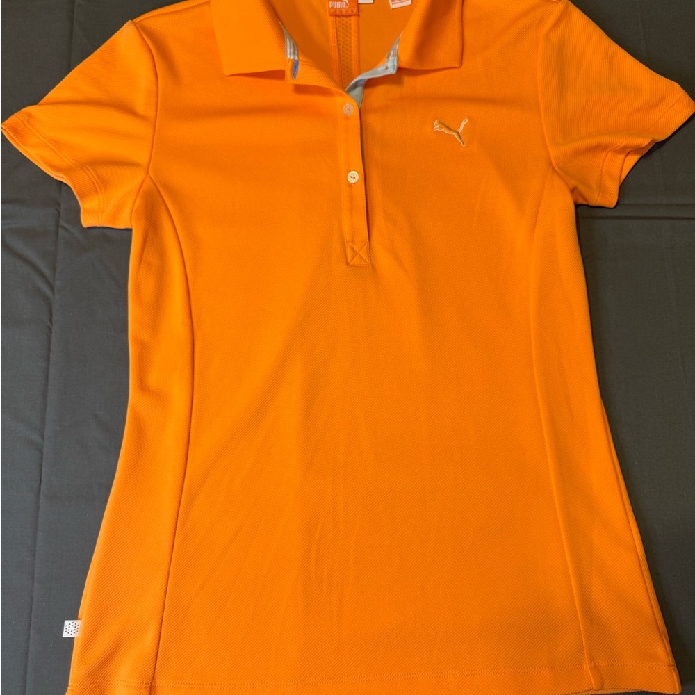 PUMA Golf/Tennis Polo Women’s Size Small Orange